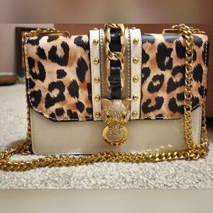 Aldo NWOT Chain strap Cheetah Print Purse